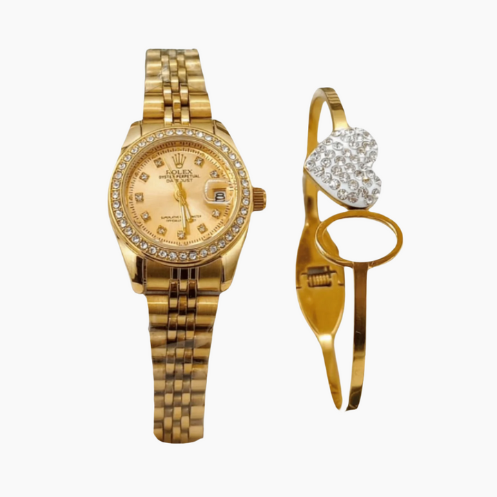 ELEGENT ROLEX DATEJUST LADIES WATCH WITH BRACELET