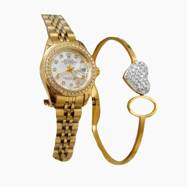 ELEGENT ROLEX DATEJUST LADIES WATCH WITH BRACELET