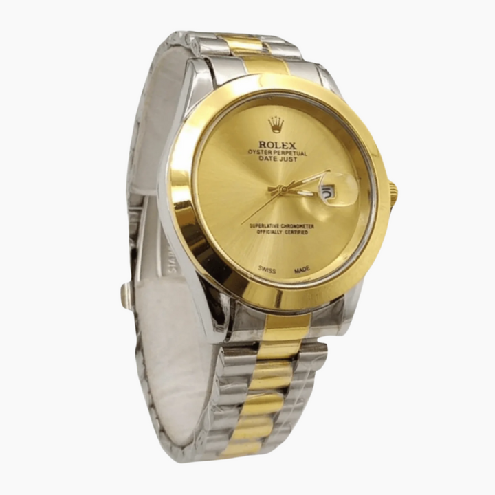 ROLEX - DATE STAINLESS STEEL WATCH - OORRAH